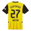 Oficiální Fotbalový Dres Borussia Dortmund Adeyemi 27 Domácí 2024-25 pro Děti